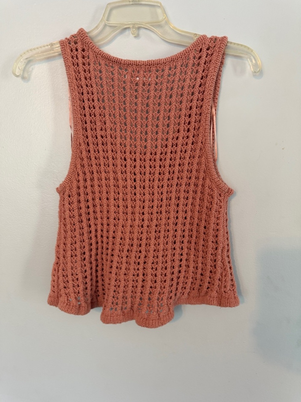 Aeropostale Dusty Rose Open-Knit Tank Top - Picture 4 of 4